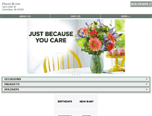 Tablet Screenshot of flowersbylois.net